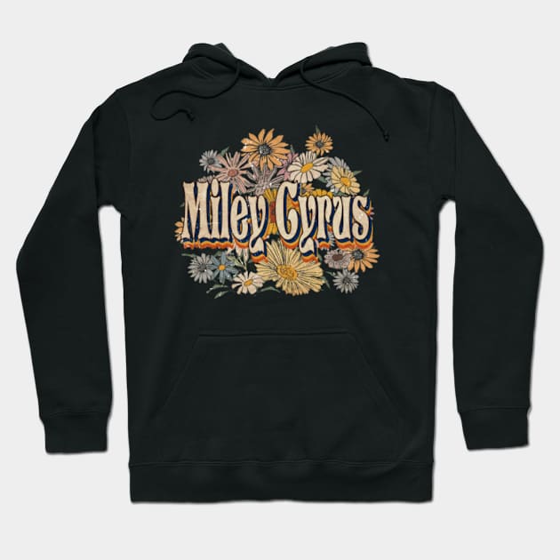 Personalized Flowers Cyrus Proud Name Vintage Beautiful Hoodie by Gianna Bautista Art